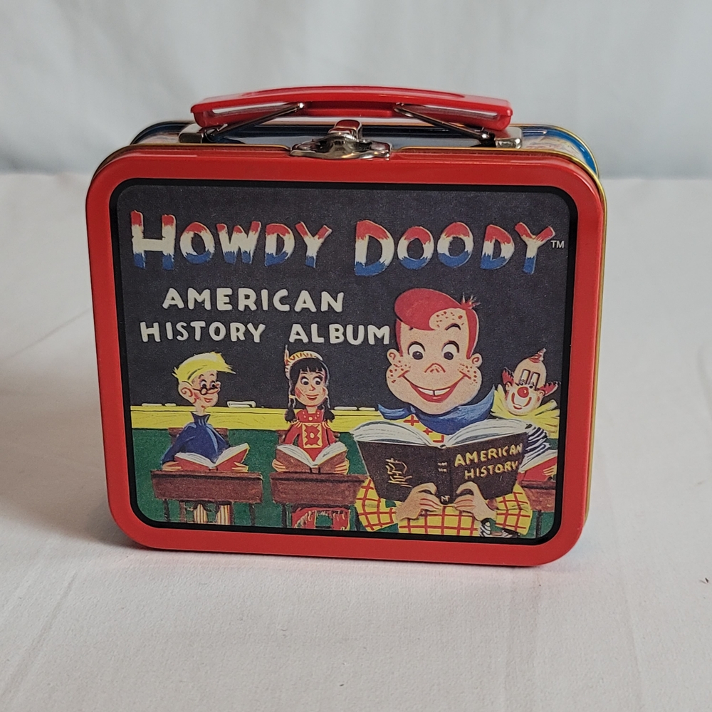 Howdy Doody American History Album Lunchbox - Red